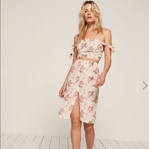 Reformation Gramercy Two Piece Set. NWT 4